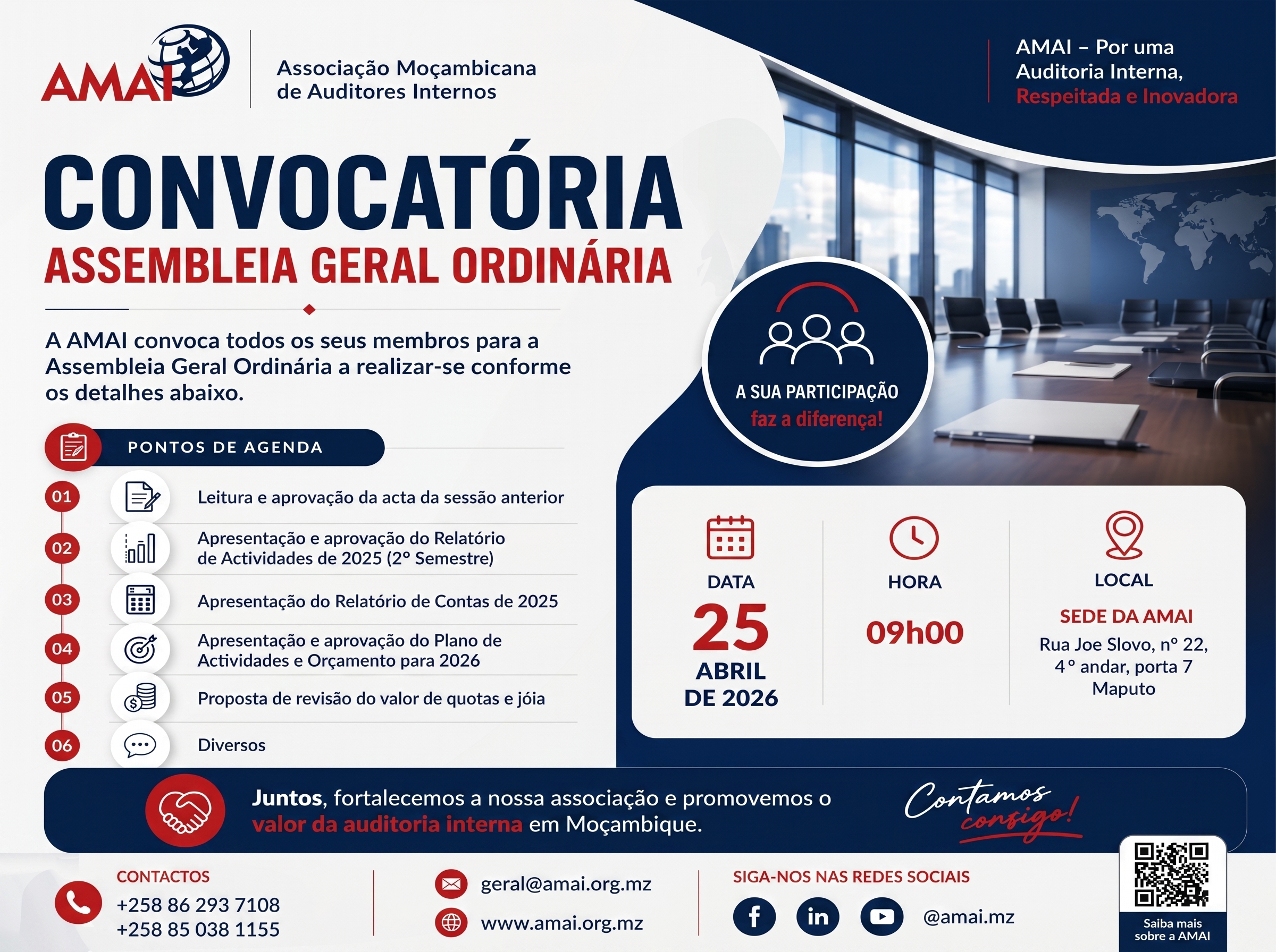 Convocatória Assembleia Geral Ordinária AMAI 2026